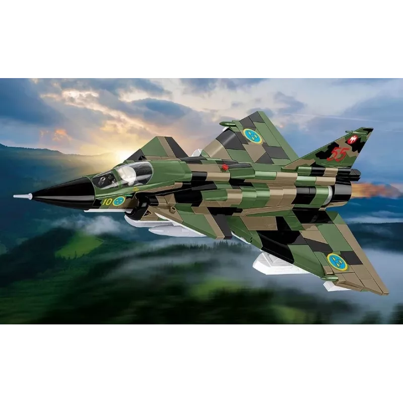 Constructieset Cobi Blocks Saab AJS 3 Viggen 911-delig modelbouwset, 911 onderdelen