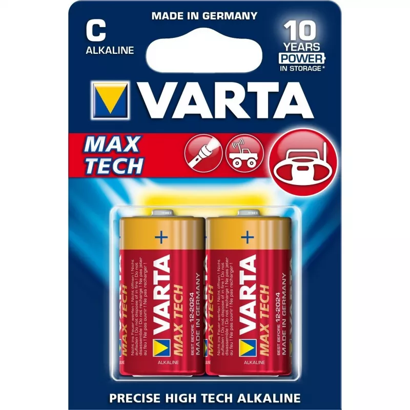 Varta Longlife Max Power - batterij 2 x C - alkaline (04714 101 402)