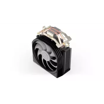 ENDORFY Spartan 5 ARGB, CPU-koeler, geïntegreerde Fluctus 120mm ARGB-ventilator, heldere ARGB-LED-verlichting, compatibel met AM5, AM4, LGA1700, LGA1200,