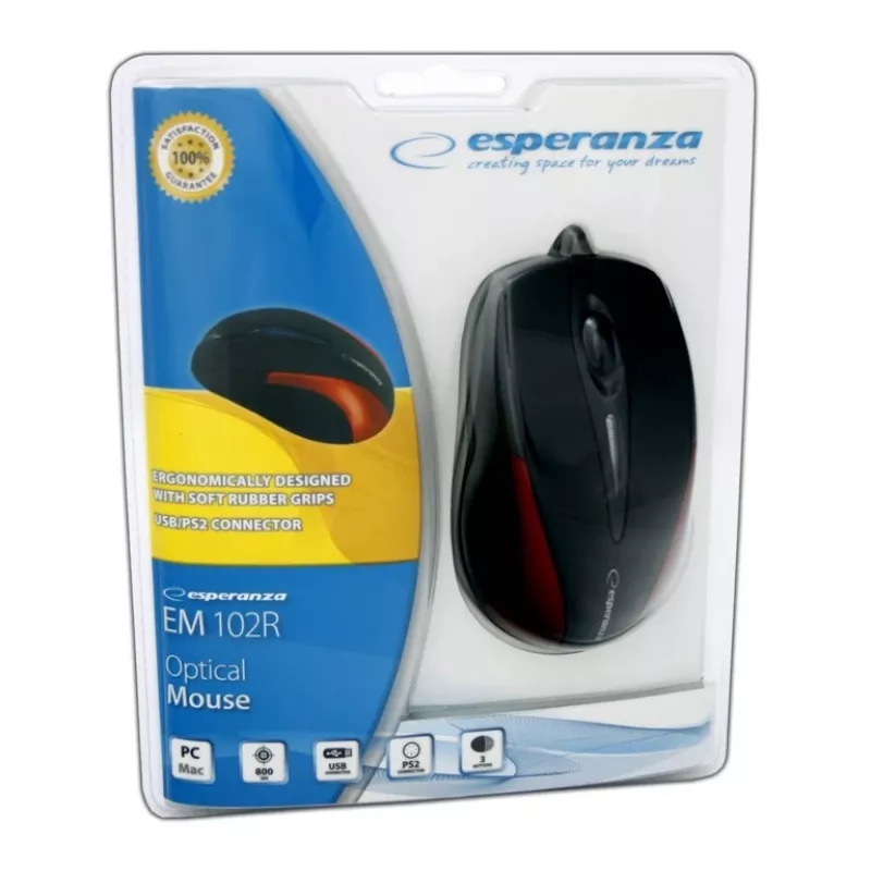 Optische muis SIRIUS EM102R USB