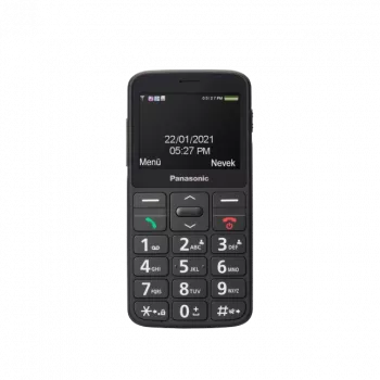 Mobiele telefoon Panasonic KX-TU160 — 2,4 inch TFT, Single SIM, 2G, 320×240, Bluetooth, USB-C, 0,3 MP camera, zwart