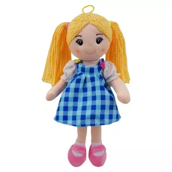 TULILO Basia stoffen pop 35 cm zacht stoffen speelgoed voor kinderen