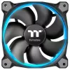 Thermaltake Riing 12 LED RGB Sync Edition CL-F071-PL12SW-A 120 mm behuizingsventilator, 3 stuks, tot 1500 rpm, zwart