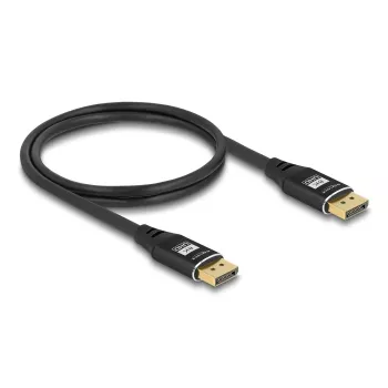 DeLOCK DisplayPort-kabel 8K 60 Hz 3 m zwart metaal