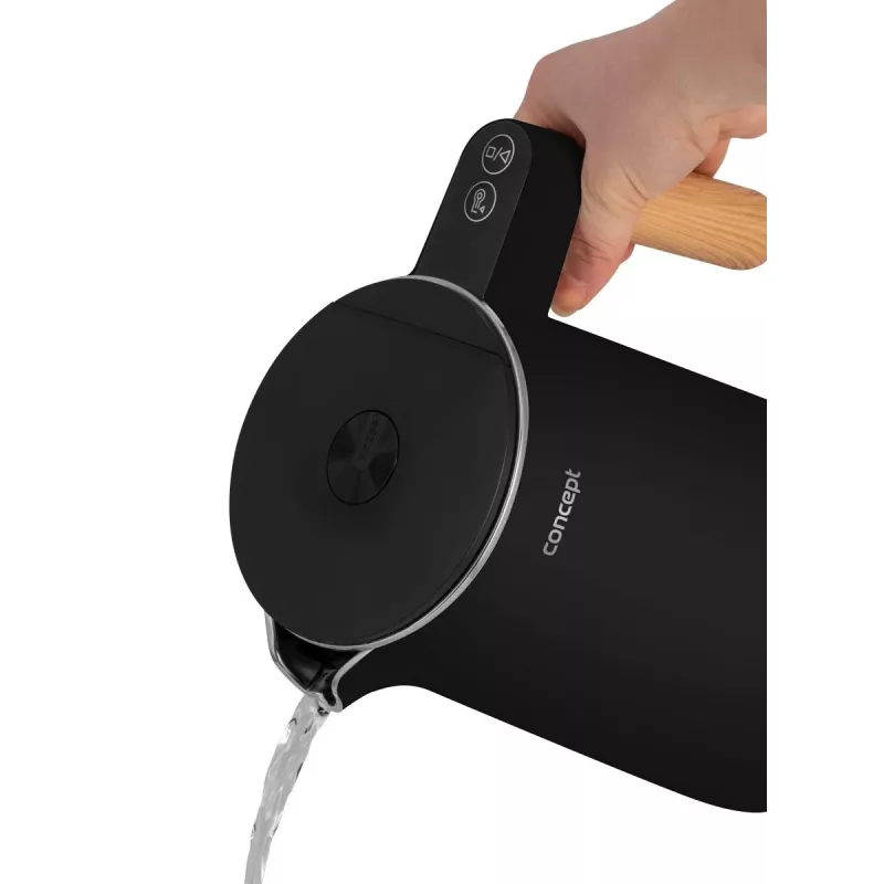 Waterkoker dubbelwandig 1,5 L Concept zwart RK 3301