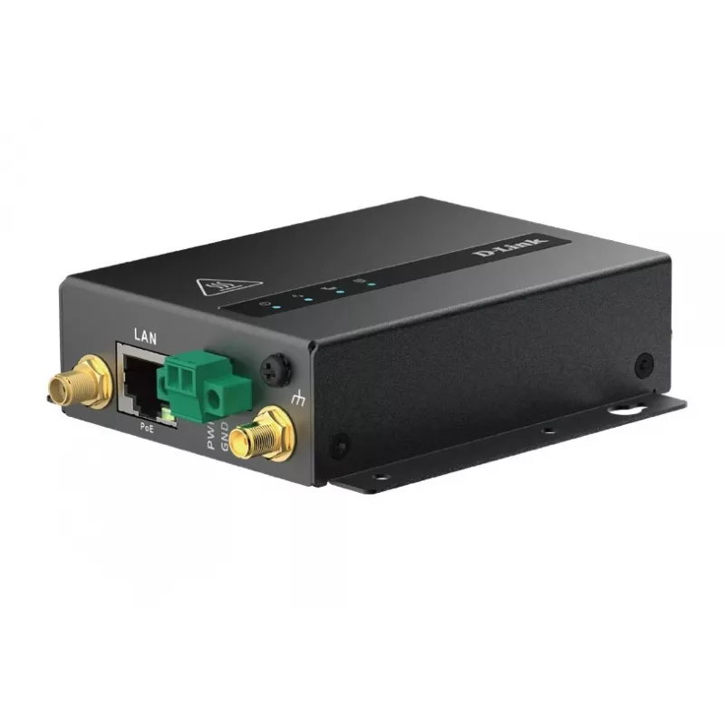 D-Link 5G M2M VPN PoE+ modem router, RJ45, extern, IEEE 802.3at, zwart, 48 - 57 V, -30 - 70 °C