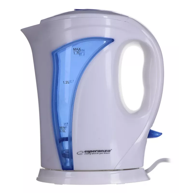 Esperanza EKK018B waterkoker 1,7 L, wit/blauw