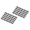 DIGITUS - kabelclips met kleurcodering - voor patchkabels - zwart (verpakking van 100) (A-CC-BL)