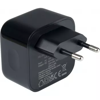 Inter-Tech PD-2036 smartphone-oplader, zwart, AC, binnen