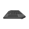 Natec Turbot 2 | toetsenbord | draadloos | US | Bluetooth | zwart/grijs
