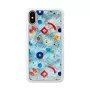 Smartphonehoesje iKins voor iPhone XS / iPhone X S – wit poppin rock beschermende achterkant