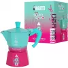 Bialetti Moka Express Squid Game capsulecollectie - blauw roze