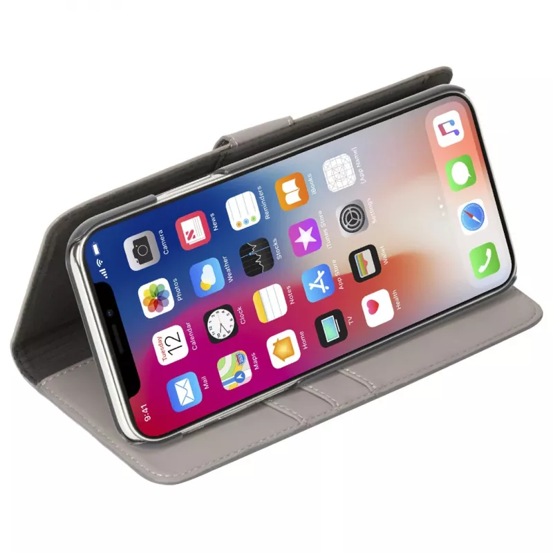 Folio Case Krusell Loka iPhone XS Max 16.5 cm grijs