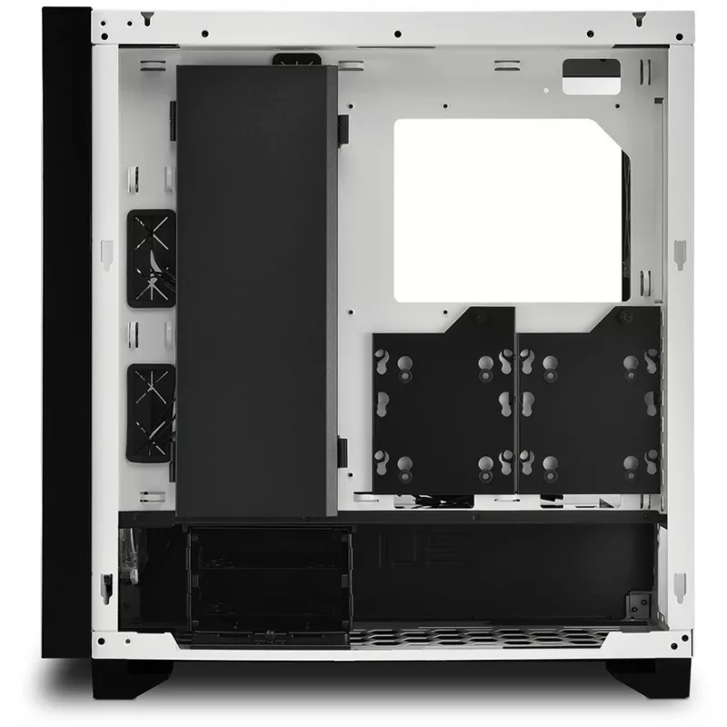 Sharkoon ELITE SHARK CA300H - tower - pc - wit - ATX - EATX - micro ATX - Mini-ITX - metaal - gehard glas - gaming