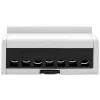 Qoltec driefasige bidirectionele elektronische meter | DIN-rail energieverbruiksmeter | 400V | 100A | LCD | 4P