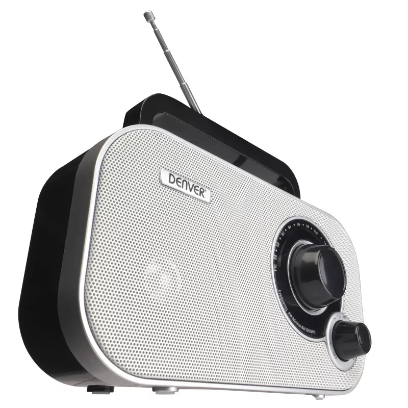 DENVER TR-51WHITE persoonlijke radio zwart wit