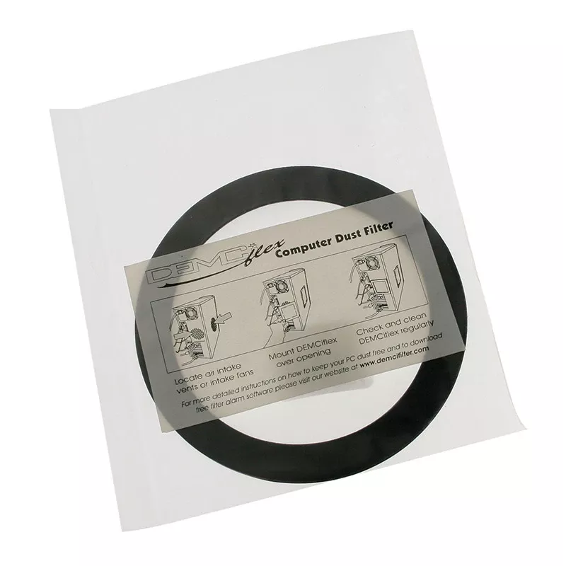 Stoffilter DEMCiflex 92 mm rond DF0489 – 92 mm ronde ventilatorfilter