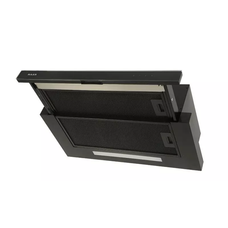 Telescoop-dampkap MAAN Corona 2 Touch 60 315 m³/h, zwart