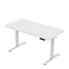 Bureau mark adler Leader 7.3 wit — in hoogte verstelbaar ergonomisch werkstation