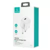 USAMS T36 mini USB-C netvoeding, 20 W, PD 3.0, met 1 m USB-C-naar-Lightning-kabel