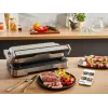 Elektrische contactgrill Tefal OptiGrill+ XL roestvrij staal — grote capaciteit, automatische bereidingsprogramma's