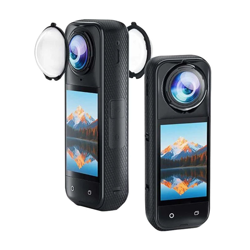 Lensbescherming Puluz PU749T voor Insta360 X5 camera — zonnekap accessoire