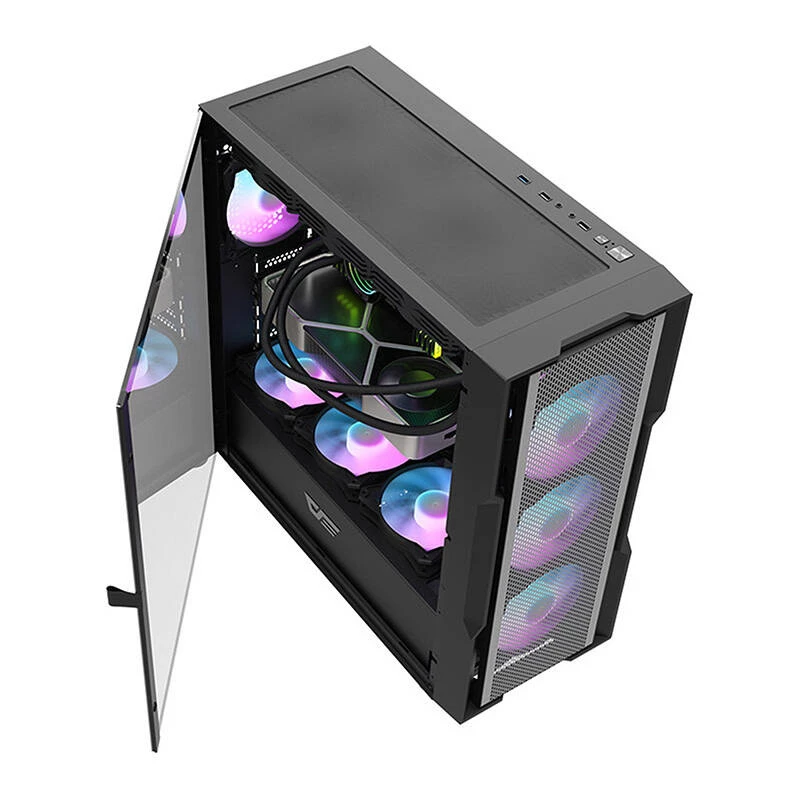 Computerkast Darkflash DK431 Mesh, ATX, zwart