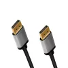 DisplayPort-kabel LogiLink CDA0101 2 m zwart grijs