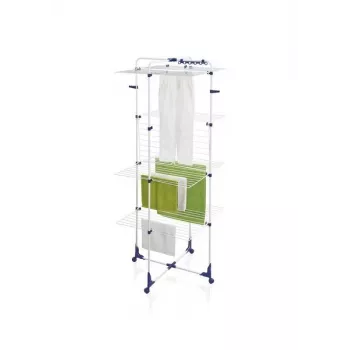 Wasrek Leifheit Classic Tower 450 81456 — binnen/buiten, 45 m droogoppervlak, wielen, 1760×690 mm