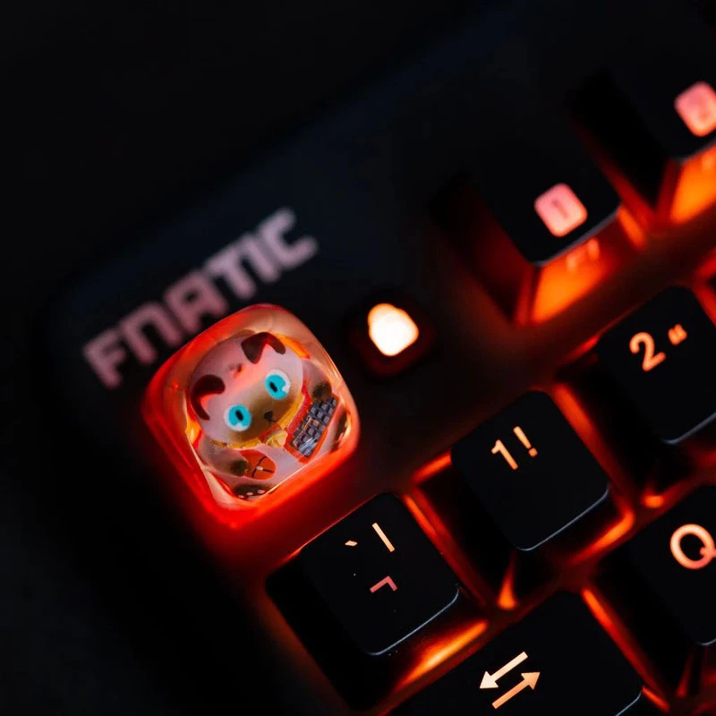 Fnatic Artisan Keycap Loeya toetsdop, oranje
