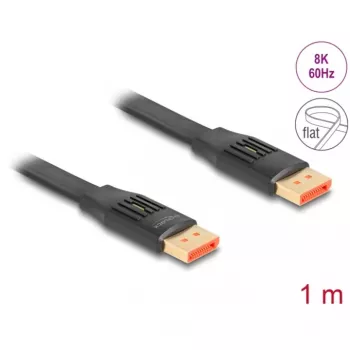 DeLOCK DisplayPort flatcable 8K 60 Hz 1 m