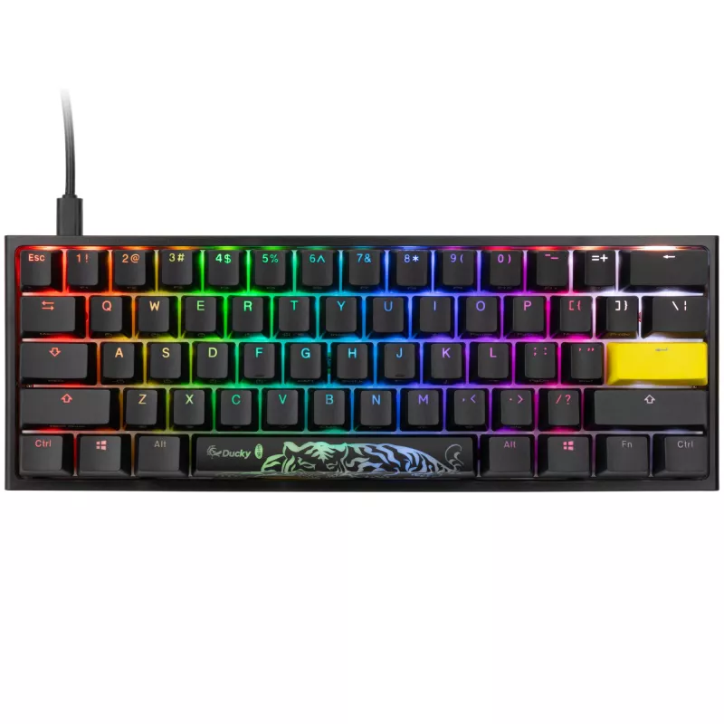 Mechanisch gaming-toetsenbord Ducky One 2 Pro Mini RGB LED Cherry Brown 60%-layout