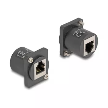 DeLOCK D-type module RJ12 bus naar bus zwart 88107