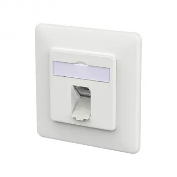 METZ CONNECT aansluitdoos E-DAT C6A LSA++ 1 poort UP verkeerswit