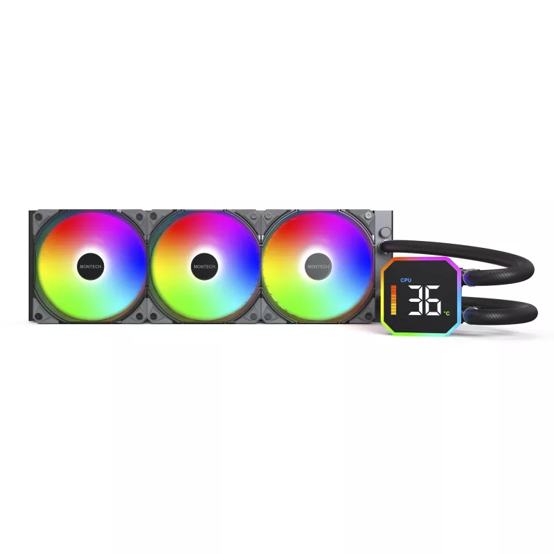 CPU-KOELER MULTI-SOCKEL ZWART/HYPERFLOW DIGITAL 360 MONTECH