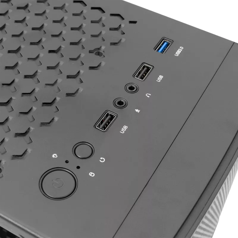 Computerbehuizing Panzer-2 White Shark GCC-2402 ATX zwart