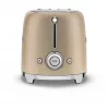 Broodrooster Smeg 50's Style TSF01CHMEU 2 sneetjes goud 950W
