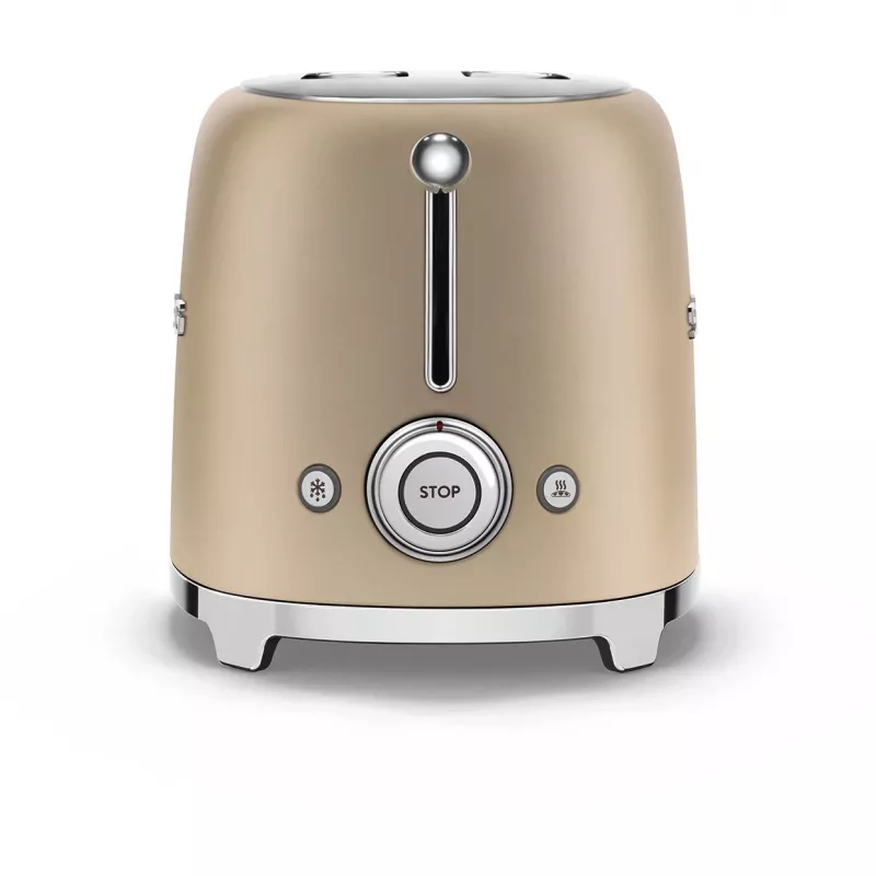 Broodrooster Smeg 50's Style TSF01CHMEU 2 sneetjes goud 950W