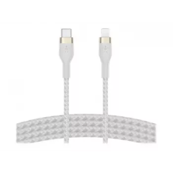Belkin BOOST CHARGE - Lightning-kabel - 24 pin USB-C mannelijk naar Lightning mannelijk - 1 m - wit - voor Apple iPad/iPhone/iPod (Lightning)