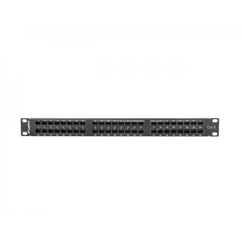 Lanberg PPU6-1048-B - patchpaneel - 1U - 19 inch