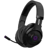 Lorgar Noah 702 (LRG-GHS702) draadloze gaming-headset, Bluetooth 5.3, USB-ontvanger, 3,5 mm AUX, 40 mm drivers, 1000 mAh, RGB, zwart