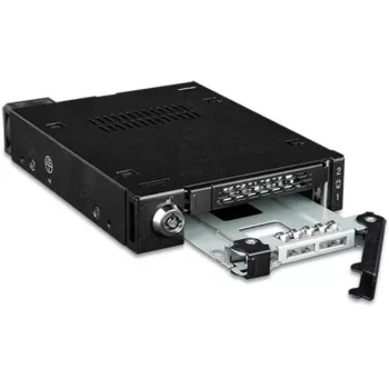 Laufwerksschacht-adapterframe icy dock MB092VK-B voor 2 x 6,3 cm U.2 / U.3 NVMe SSD's op 3,5-inch schacht (zwart)