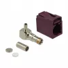 Coaxconnector DELOCK 89716 – FAKRA D stekker, 90° haaks, 13,8 × 21,5 × 9,5 mm