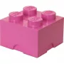 Opbergsteen 4 LEGO 40031739 roze – stapelbare kunststof opbergsteen voor kleine onderdelen