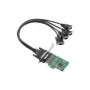 Moxa CP-104EL low-profile PCIe seriële adapter – 4 x RS-232