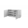 Cama sideboard 2D REJA wit glanzend/wit glanzend