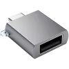 Satechi USB-C naar USB 3.0-adapter Space Gray stijlvol design & hoge kwaliteit - compact design - - - (179979)