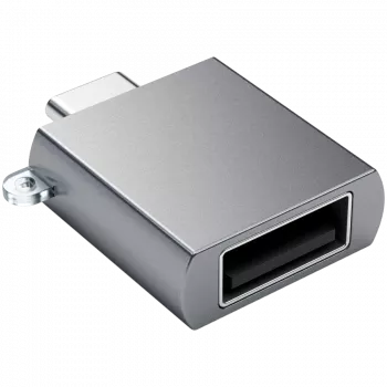 Satechi USB-C naar USB 3.0-adapter Space Gray stijlvol design & hoge kwaliteit - compact design - - - (179979)