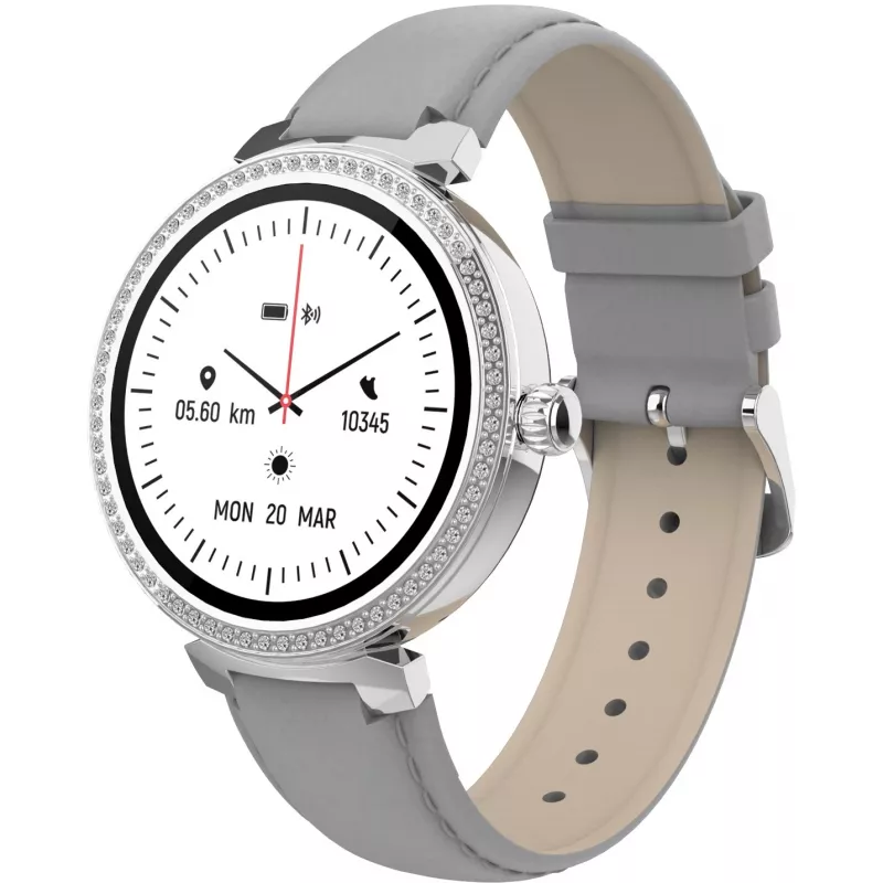 Denver SWC-342GR smartwatch, 1,2 inch IPS, grijs
