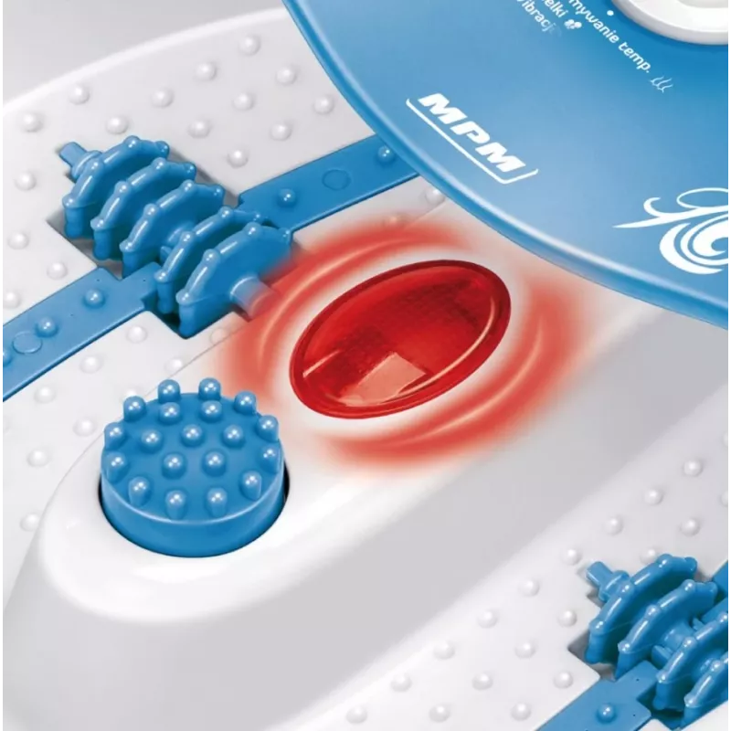 MPM MMS-01 voetmassageapparaat blauw, wit